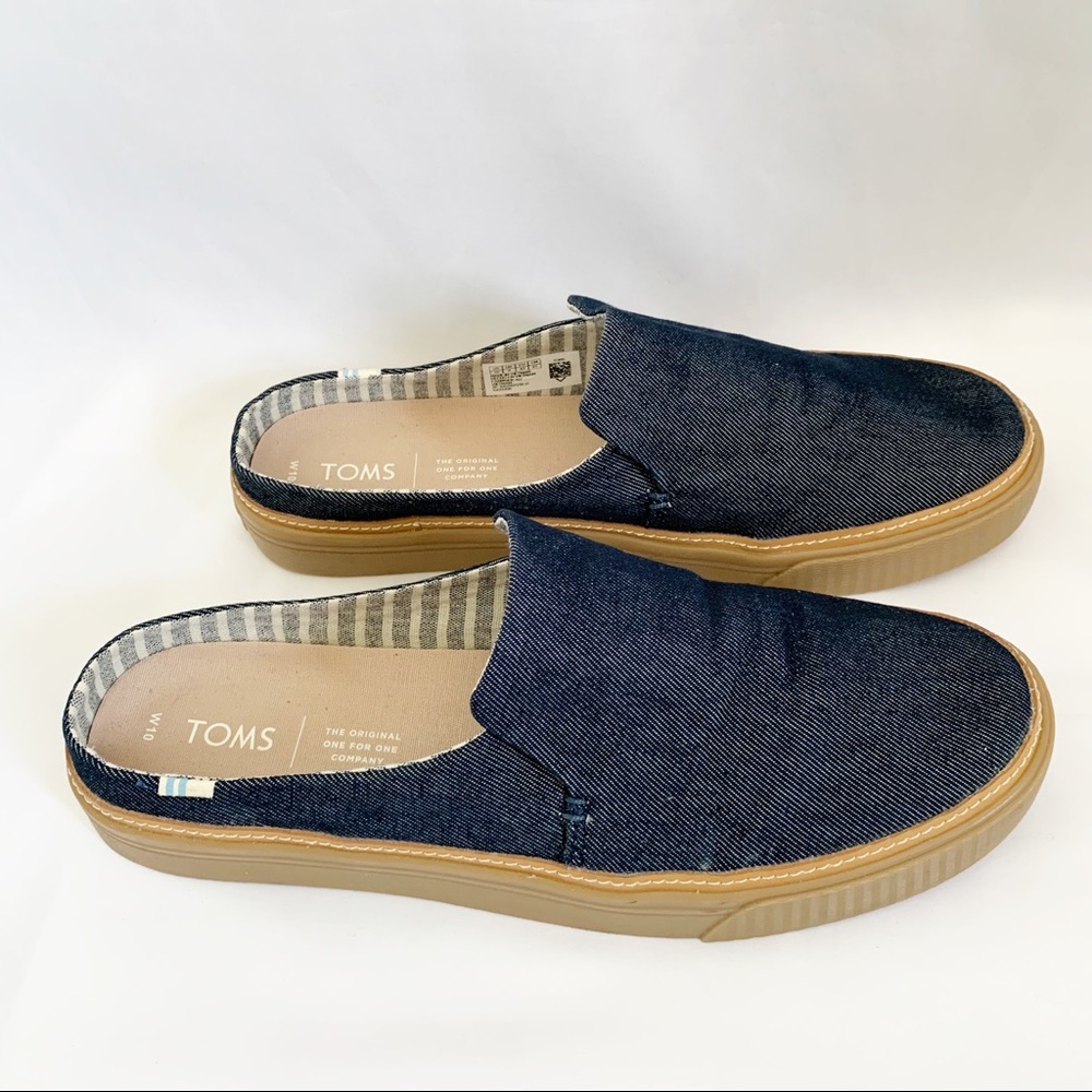 Denim Mule